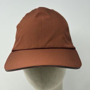 Lululemon Burnt Orange Lightweight Running Training Hat Adjustable Reflective
